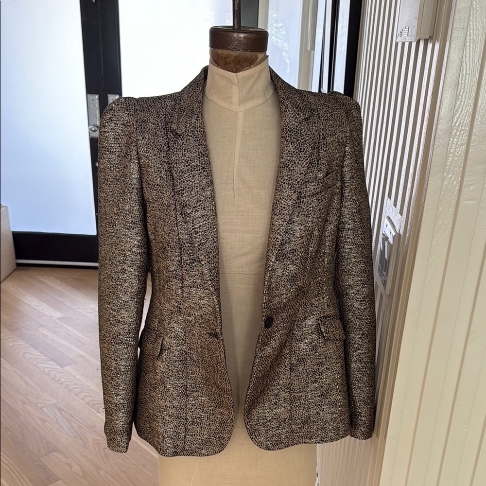 Melissa Masse- Women's silk brocade Blazer